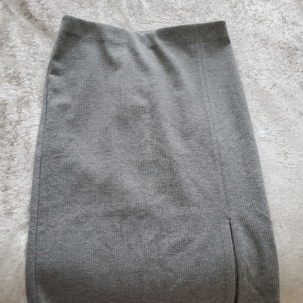 Grey Loft Skirt with slit